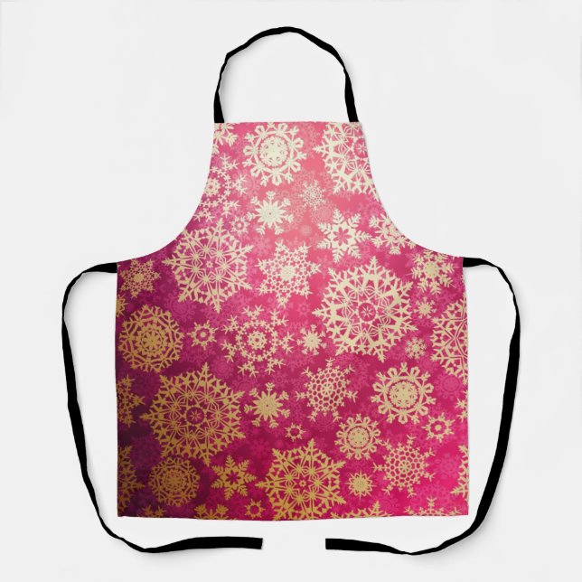 Snowflake pattern	 apron (Front)