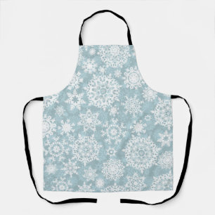 Snowflake pattern apron