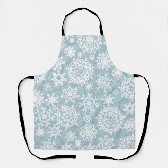Snowflake pattern	 apron (Front)