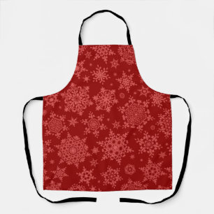 Snowflake pattern apron