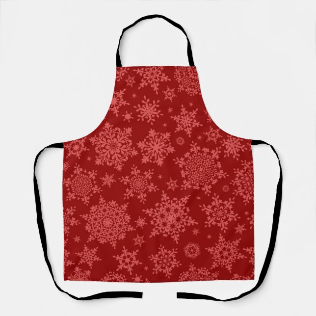 Snowflake pattern	 apron (Front)