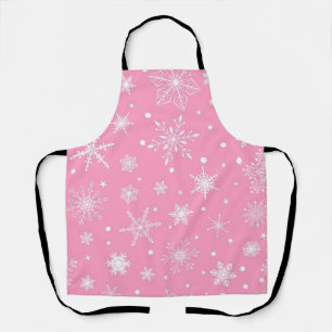 Snowflake pattern apron