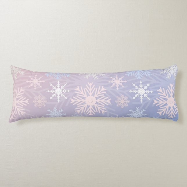 Snowflake pattern	 body cushion (Front)