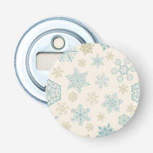 Snowflake pattern bottle opener