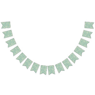 Snowflake pattern bunting