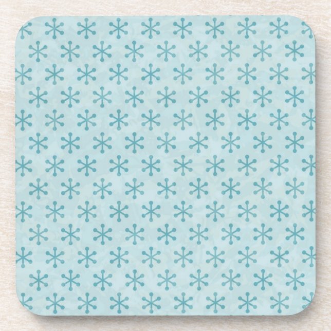 Snowflake pattern	 coaster (Front)