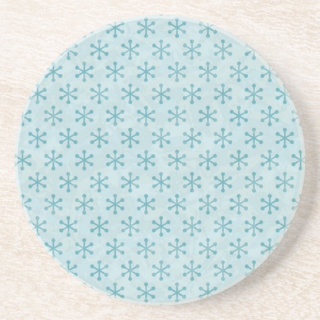 Snowflake pattern	 coaster (Front)