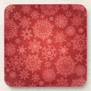 Snowflake pattern coaster