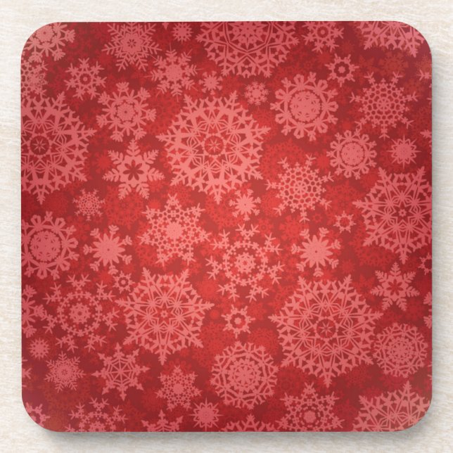 Snowflake pattern	 coaster (Front)