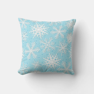 Snowflake pattern cushion