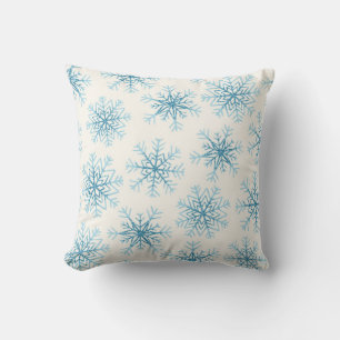 Snowflake pattern cushion