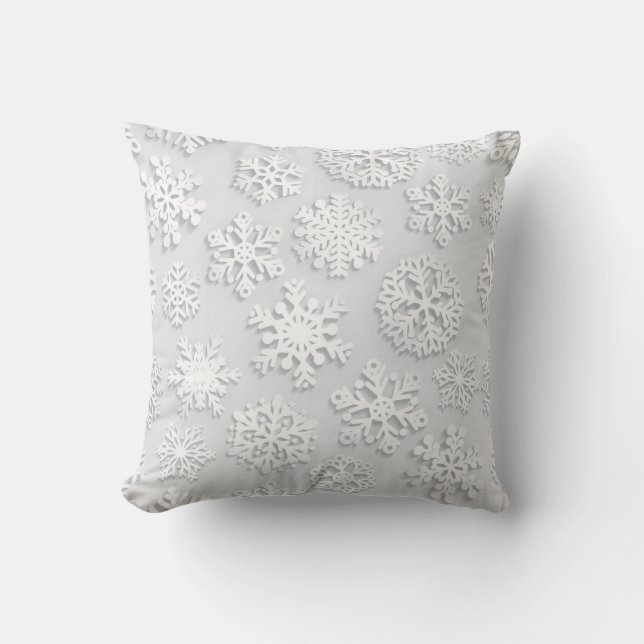 Snowflake pattern	 cushion (Front)