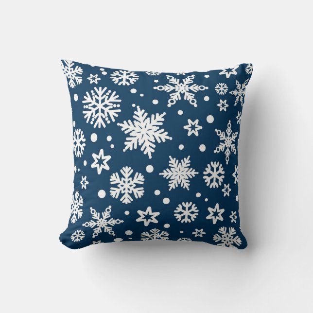 Snowflake pattern	 cushion (Front)