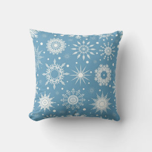 Snowflake pattern cushion