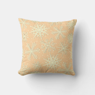 Snowflake pattern cushion