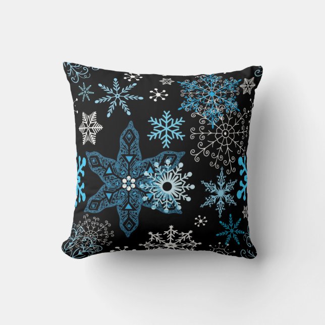 Snowflake pattern	 cushion (Front)