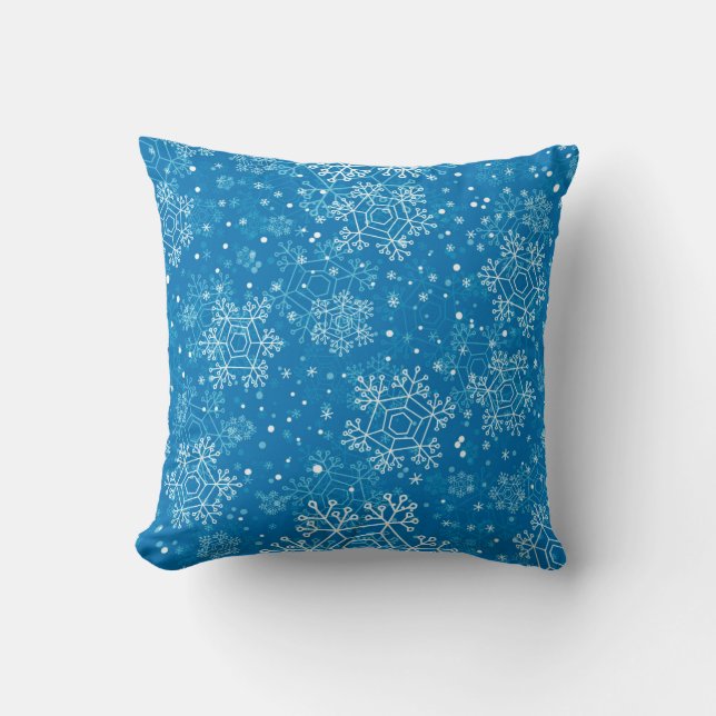Snowflake pattern cushion (Front)