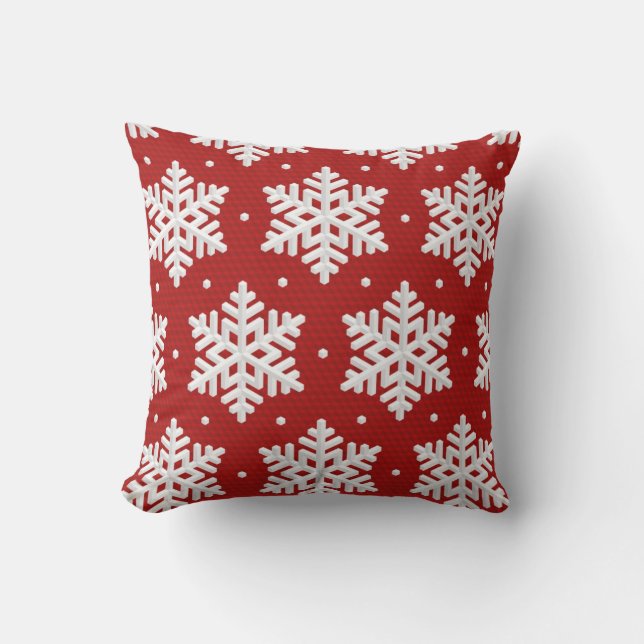 Snowflake pattern	 cushion (Front)