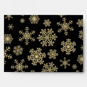 Snowflake pattern envelope