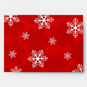 Snowflake pattern	 envelope