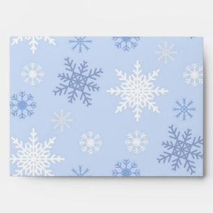 Snowflake pattern envelope
