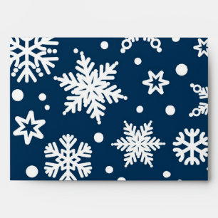 Snowflake pattern	 envelope