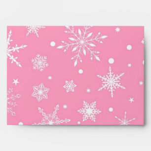 Snowflake pattern envelope