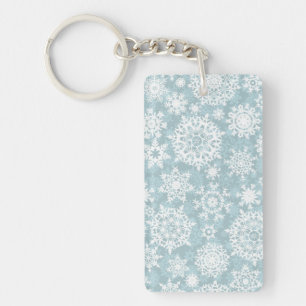 Snowflake pattern	 key ring