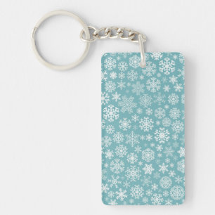 Snowflake pattern	 key ring