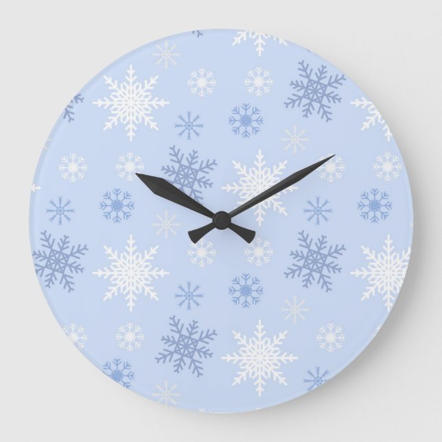 Snowflake pattern	 large clock (Front)