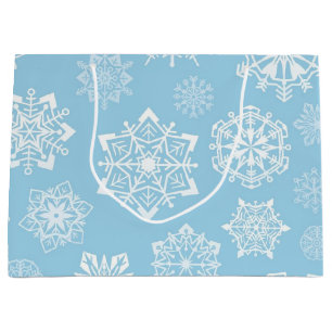 Snowflake pattern	 large gift bag