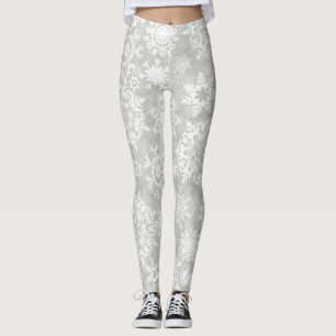 Snowflake pattern leggings