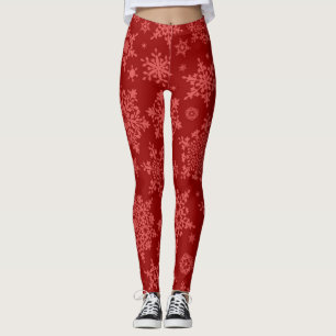 Snowflake pattern leggings