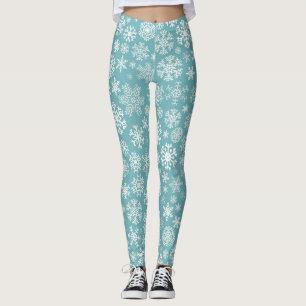 Snowflake pattern leggings