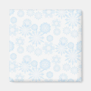 Snowflake pattern magnet