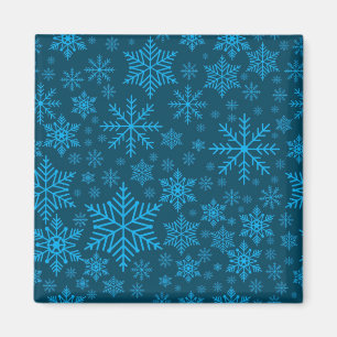 Snowflake pattern magnet