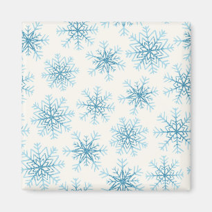 Snowflake pattern magnet