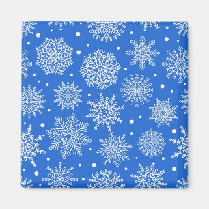 Snowflake pattern magnet