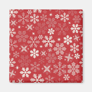 Snowflake pattern magnet