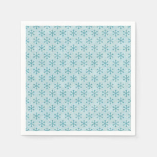 Snowflake pattern napkin