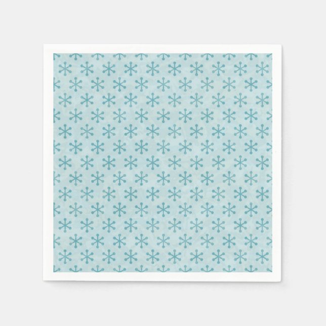 Snowflake pattern napkin (Front)