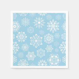 Snowflake pattern napkin