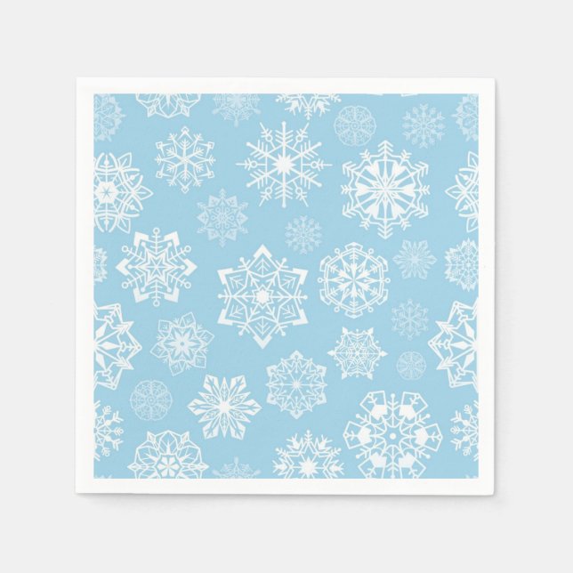 Snowflake pattern napkin (Front)