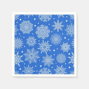 Snowflake pattern napkin