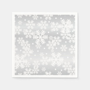 Snowflake pattern napkin
