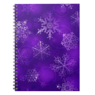 Snowflake pattern	 notebook