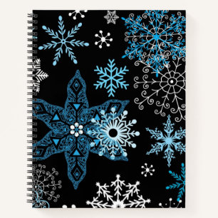Snowflake pattern notebook