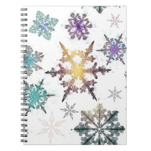 Snowflake pattern notebook