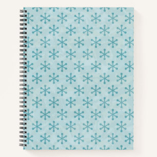 Snowflake pattern notebook