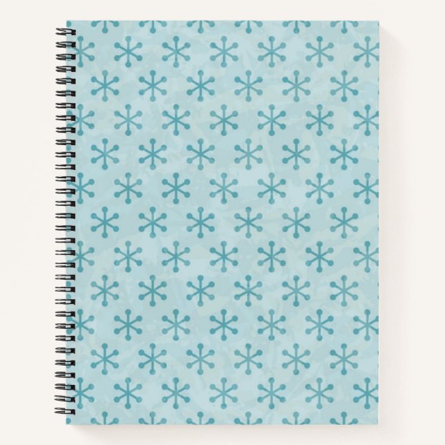 Snowflake pattern	 notebook (Front)